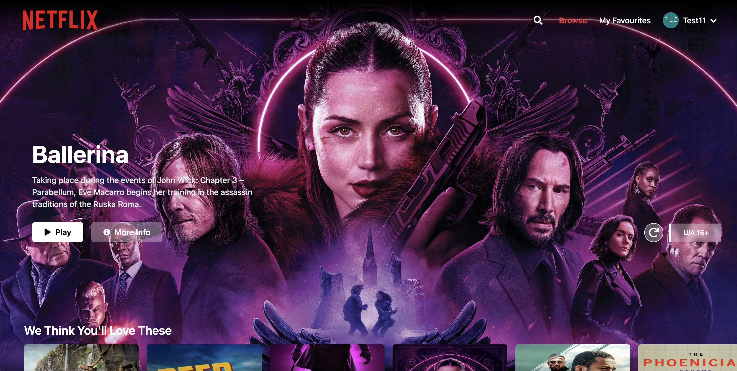 Netflix Clone screenshot