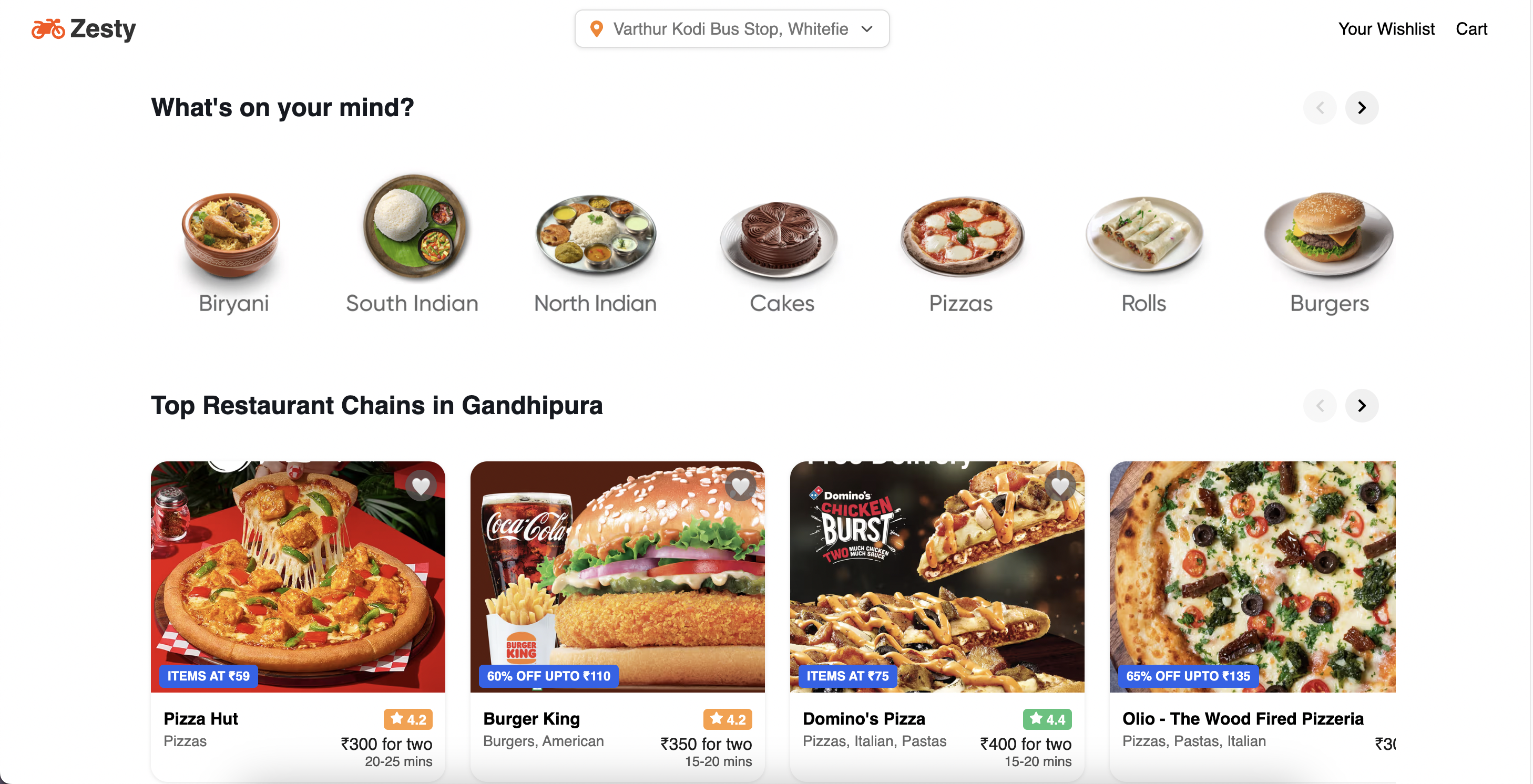 Swiggy Clone screenshot